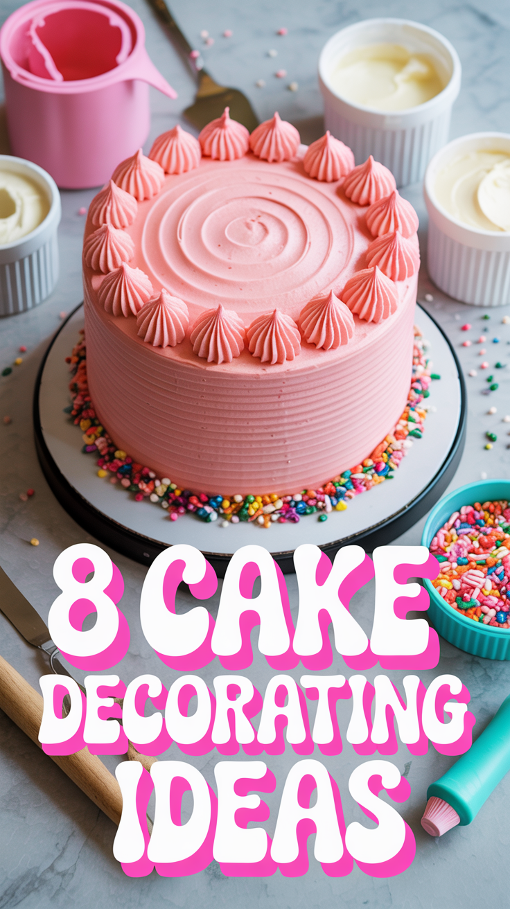 8 Cake Decorating Ideas That’ll Make You Look Like a Pro (Even If You’re Not 🎂)